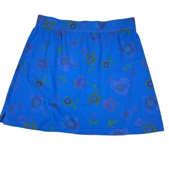 Fresh Produce Large Blue Flowered Skirt - Picture 2 of 6